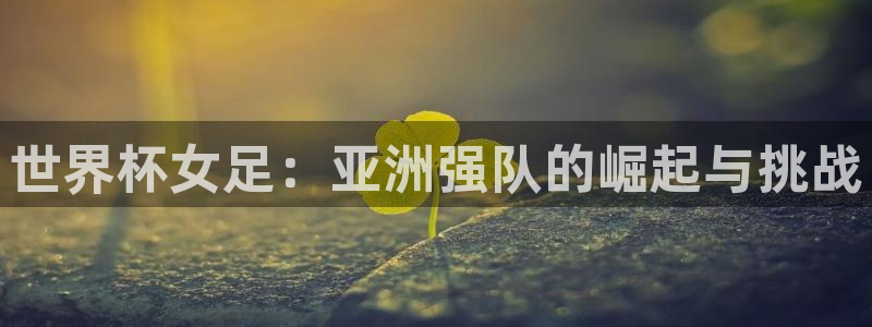 2026世界杯对阵图：世界杯女足：亚洲强队的崛起与挑战